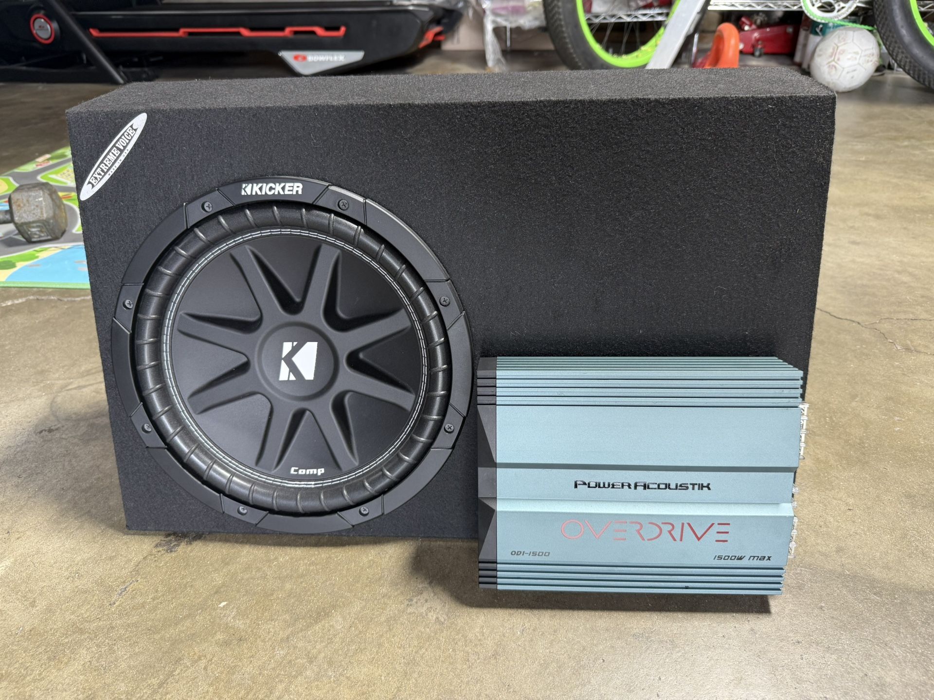 12” Kicker Sub And Amp