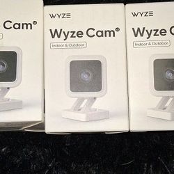 1 Indoor/Outdoor Wired Wyze Cam