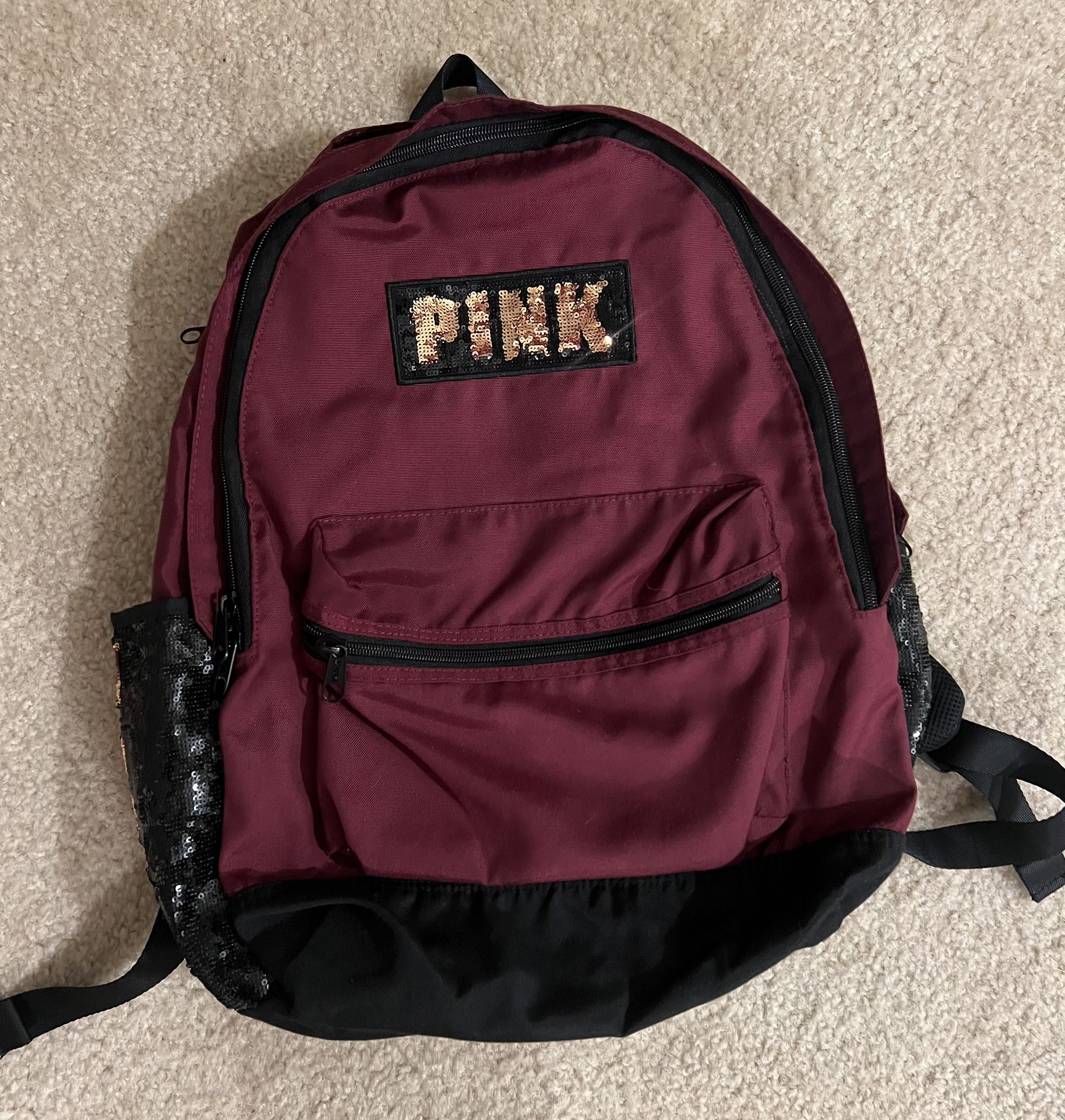 Pink Victoria’s Secrets Backpack Limit Edition No More Manufactured Burgundy Color Fashion Fancy 