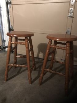 Two Breakfast Table Stools $40/ea