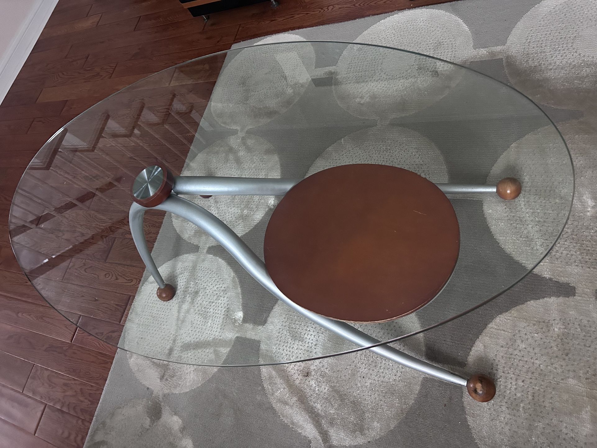 Beautiful, unique glass table set