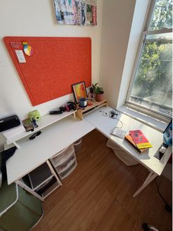 L shaped desk