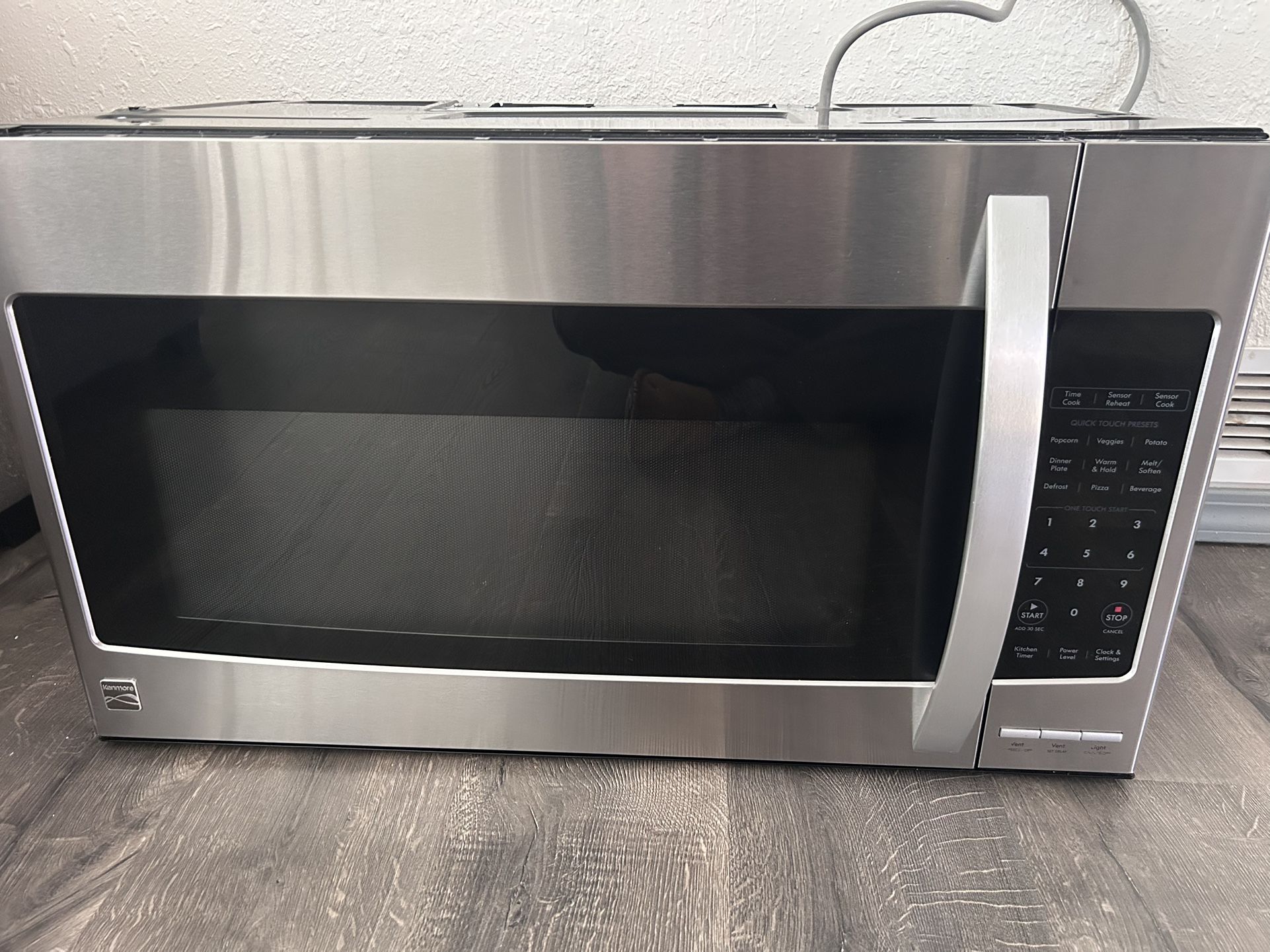 Kenmore Over The Range Microwave. Good working condition 