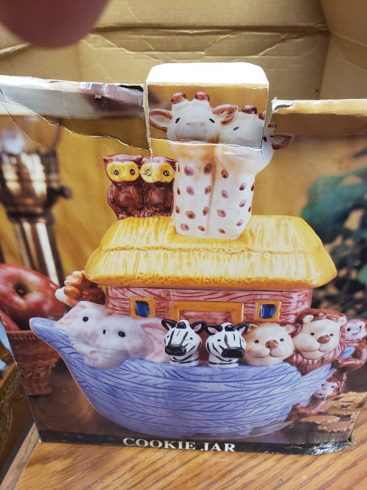 Noahs Ark Cookie Jar