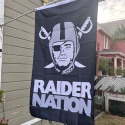 Raiders Flag Size 3ftx5ft 