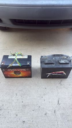 Car/ boat batteries