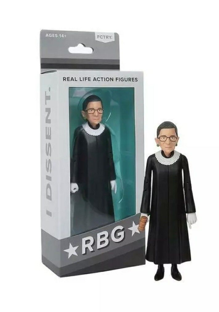 Collectible Justice Ruth Bader Ginsburg RBG Real Life Action Figure Doll NEW BOX