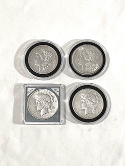 About uncirculated sealed in cases 1921 to 1923 Morgan and Pete Silver dollars