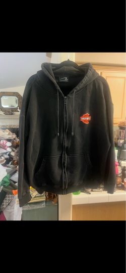 Harley-Davidson Black Zip-Up Hoodie