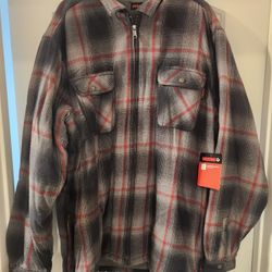 New Men's Wolverine Shirt Jacket 2x Large