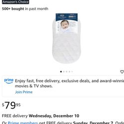 NEW HALO DREAM WEAVE REPLACEMENT BASSINEST PAD MATTRESS FOR BASSINEST 