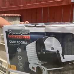 Continental Professional Series Stainless Steel Meat Slicer