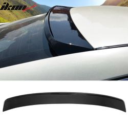 Fits 2014-2024 Infiniti Q50 Gloss Black Roof Spoiler Rear Window Wing Lip ABS