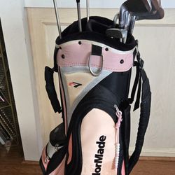 Ladies Complete Golf Set With TaylorMade Golf Bag, Right Handed 