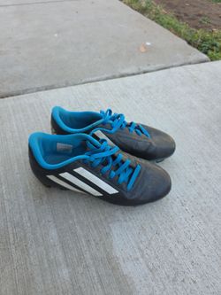 Adidas Soccer Cleats Black and Blue