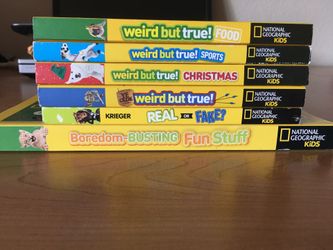 6 National Geographic Kids Paperback Books