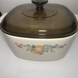 Vintage Abundance CorningWare Casserole Dish