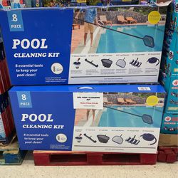 8pc Pool Cleaning Kit