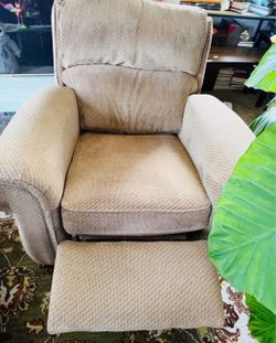 Recliner brown sofa