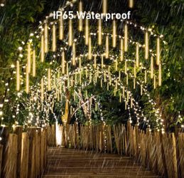 Meteor Shower Rain Lights Outdoor Holiday Decor