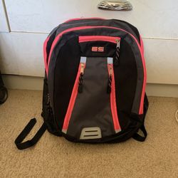 Black Grey Pink Backpack 