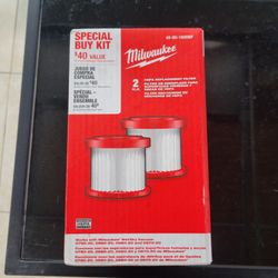 Milwaukee
Wet/Dry Vacuum Hepa Filter (2-Pack)
