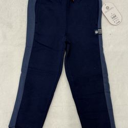 NWT Wonder Nation Boy's (Size 5) Blue Fleece Jogger Sweatpants