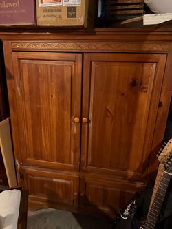 Tv bureau hard wood