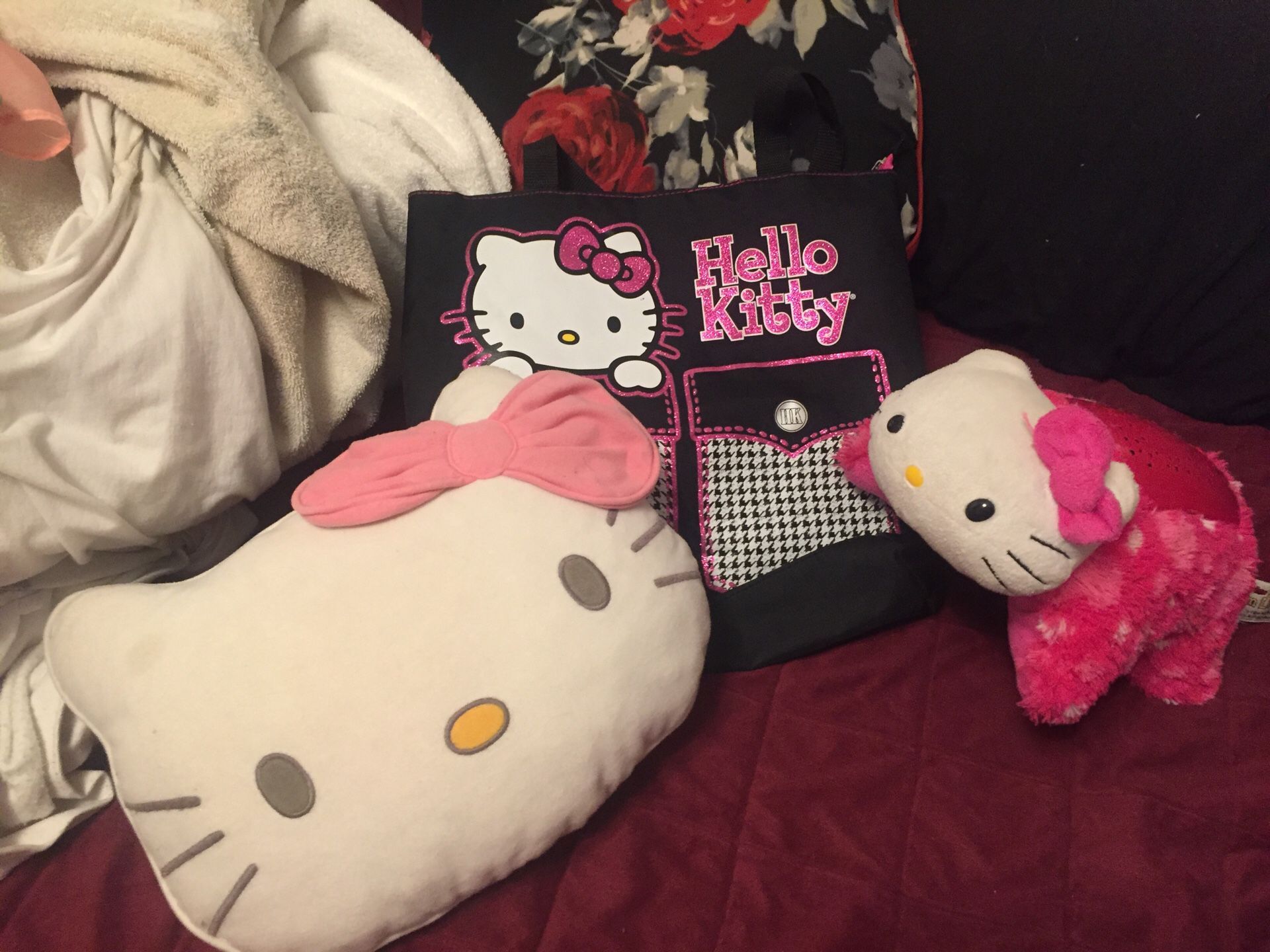 Hello kitty bundle brand new bag pillow pet