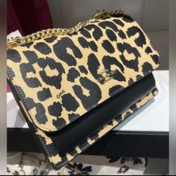 Beautiful New Coach Leopard Klare Bag