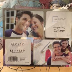 Glass Picture Frame “love & Laughter”