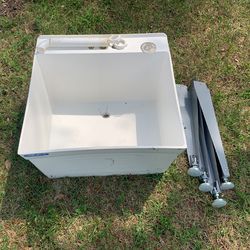 23x23 Mop Sink Slop Plastic Laundry Sink