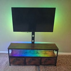 RGB Wooden TV Mount Stand 