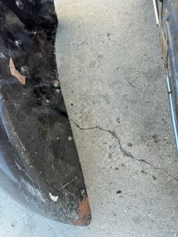 Rear Harley fender cut