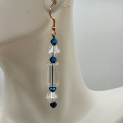 Blue Accent Earrings 
