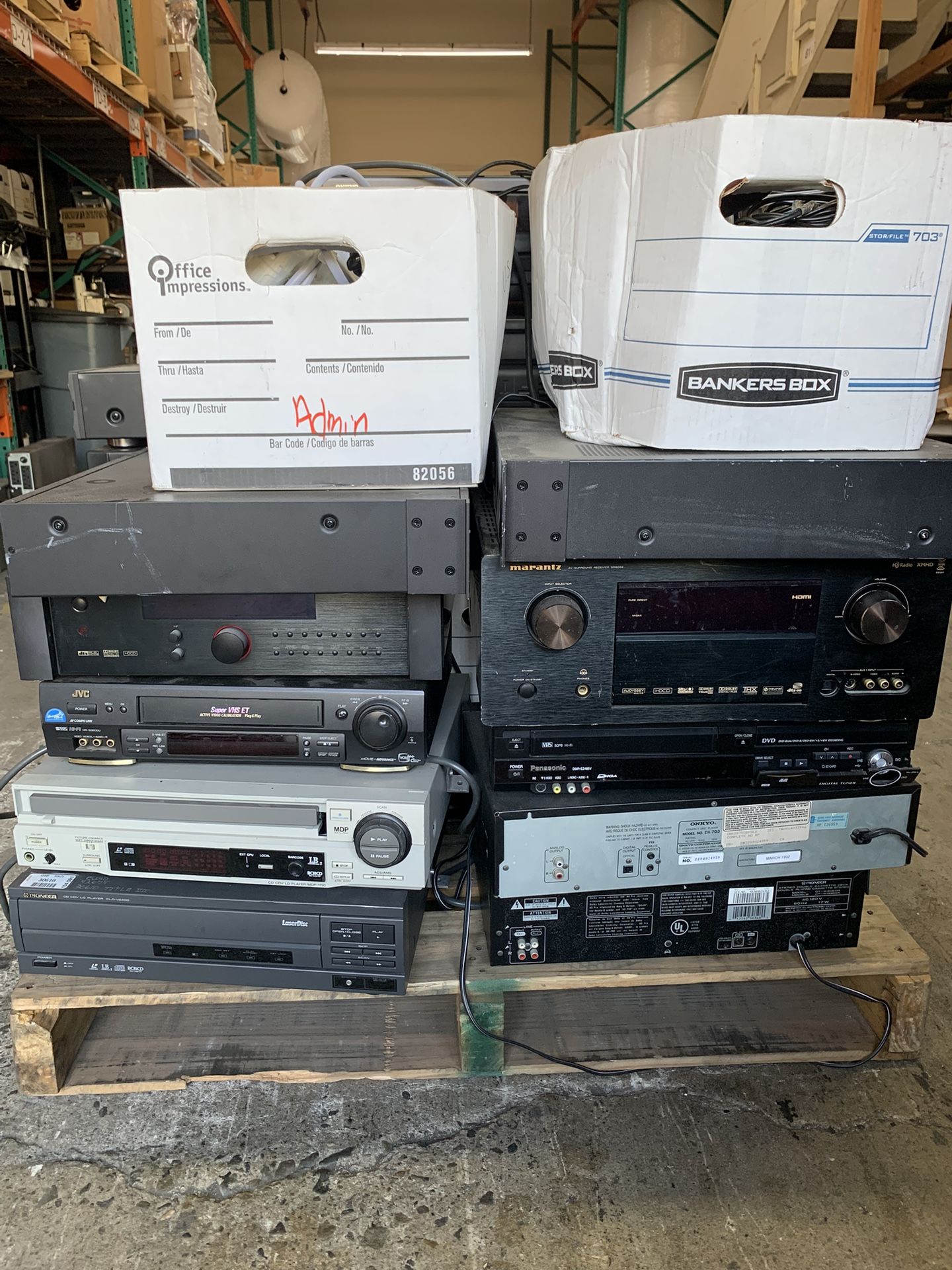 Bulk Lot Audio Equipment Some Vintage