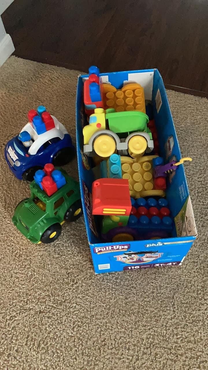 Mega blocks and Trucks