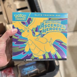 Pokemon Ascended Heroes ETBs & Tech Sticker Collections