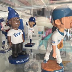 Los Angeles Dodgers Bobble Heads Jonathon Broxton Magic Johnson