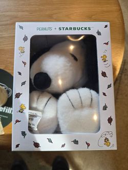 Snoopy Starbucks Plush