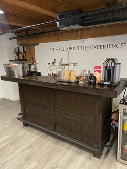 Solid Wood Bar