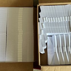 One & 1/2 cases of 4x8 envelopes. $10