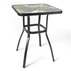 27in Glass Table Outdoor