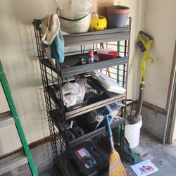 Garage  Meatal Rack 