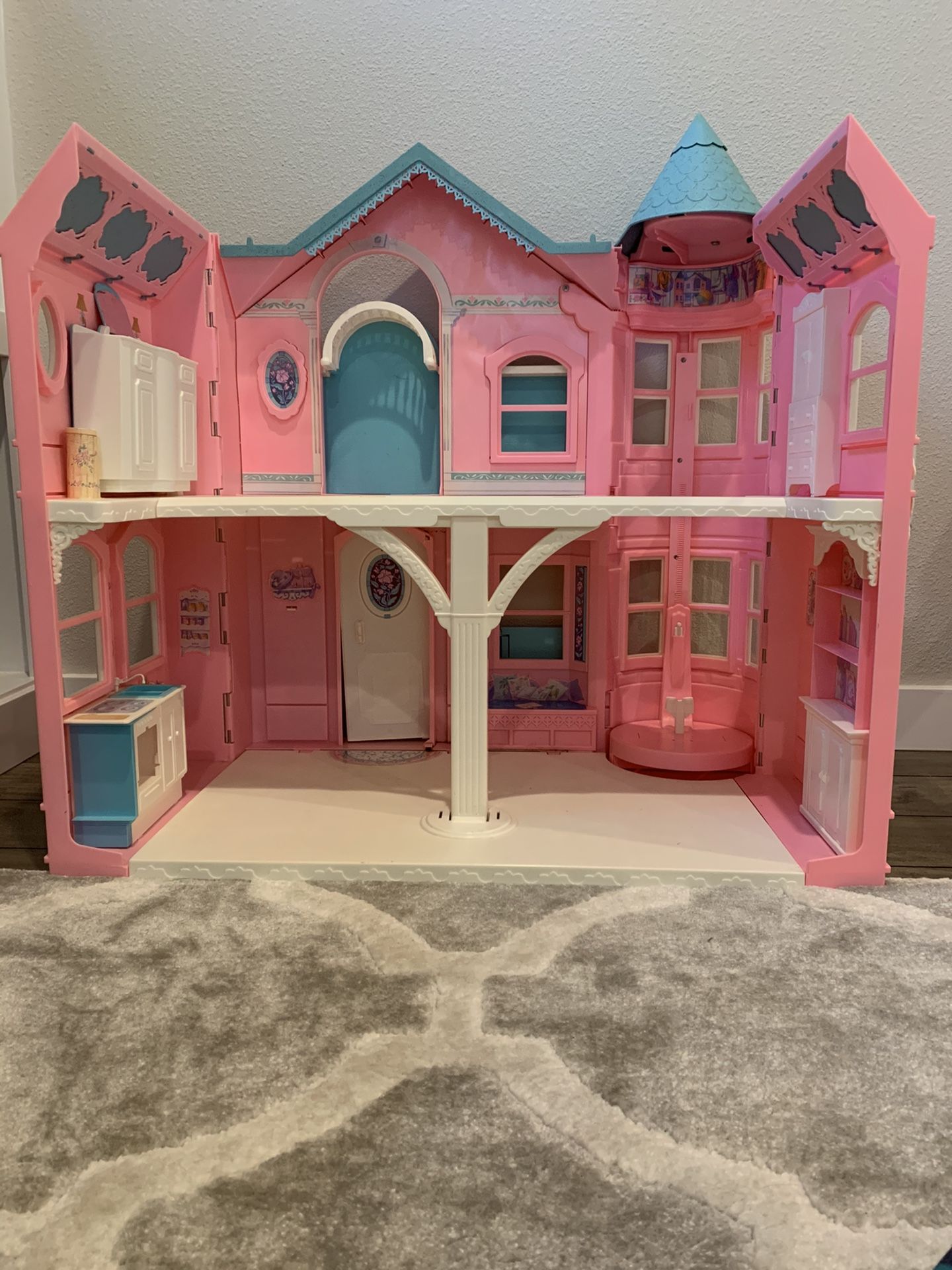 90s barbie store doll house