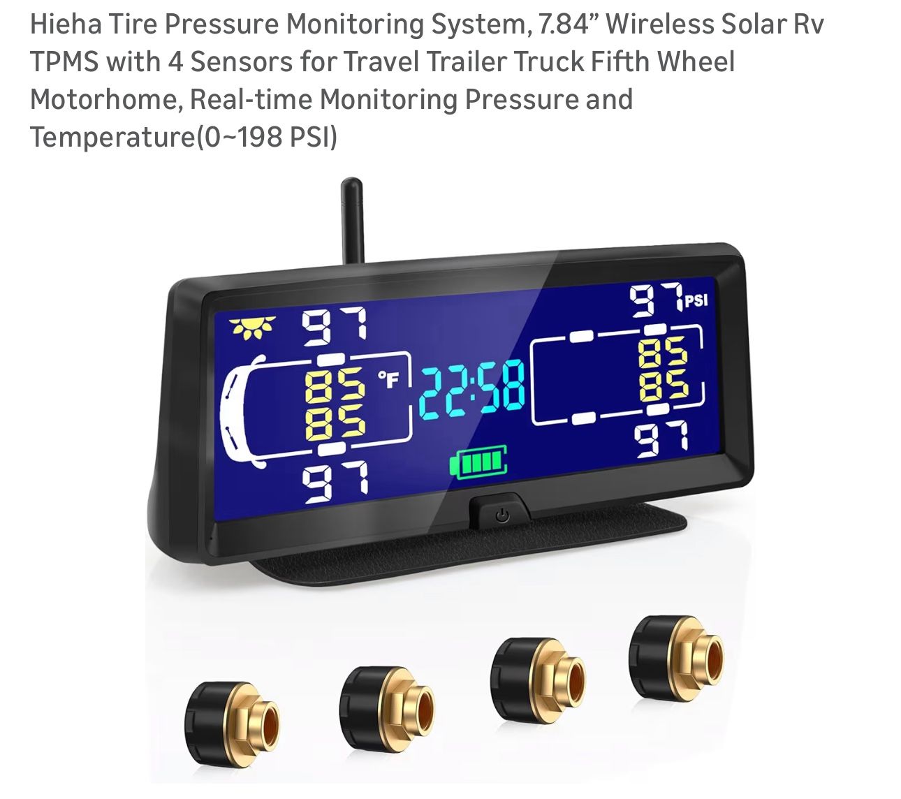 Hieha Tire Pressure Monitoring System