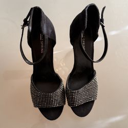 Call It Spring Studded Strap Heels 