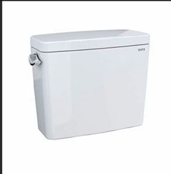 TOTO White Toilet Tank with Chrome Handle