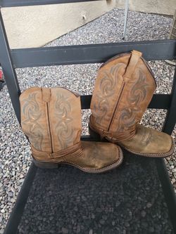Laredo leather womens cowgirl boots