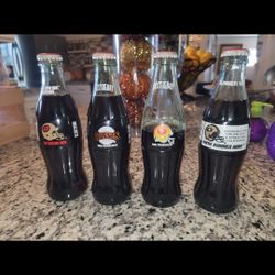 4 Vintage Coca-Cola 49er & Giants Bottle All For $50